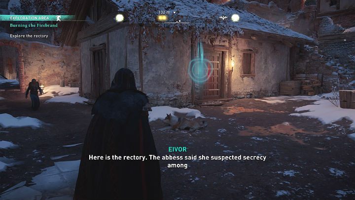W pierwszej kolejności przeszukaj zamknięty budynek - Assassins Creed Valhalla: Podpalenie Żagwi/Burning the Firebrand - solucja - Assassins Creed Valhalla - poradnik do gry