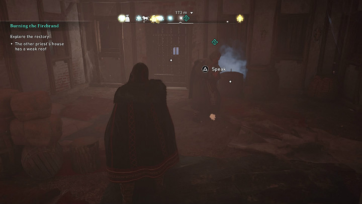 Mężczyzna również ukrył się przed gniewem Czerwonej Ręki - Assassins Creed Valhalla: Podpalenie Żagwi/Burning the Firebrand - solucja - Assassins Creed Valhalla - poradnik do gry