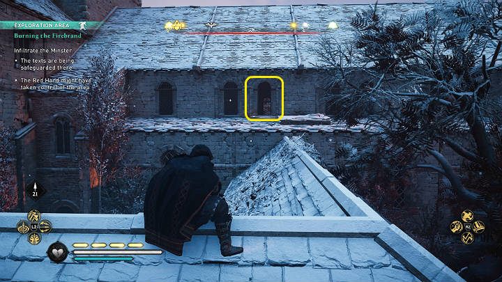 Do budynku najlepiej wejść po dachu, przez otwarte okno - Assassins Creed Valhalla: Podpalenie Żagwi/Burning the Firebrand - solucja - Assassins Creed Valhalla - poradnik do gry