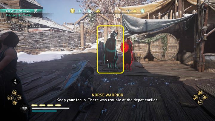 Udaj się na targowisko - Assassins Creed Valhalla: Nawlec Igłę/Prickling the Needle - solucja - Assassins Creed Valhalla - poradnik do gry