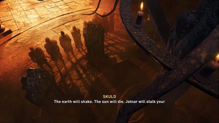 Norny zsyłają Eivorowi (Haviemu) wizję tego, co nadciąga - Assassins Creed Valhalla: Asgard - zakończenie - Assassins Creed Valhalla - poradnik do gry