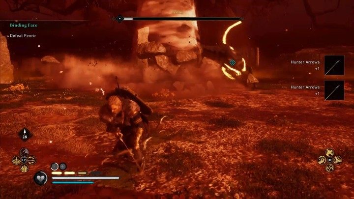 Po chwili wilk ponownie do Ciebie doskoczy, co da Ci szansę na kontynuowanie walki - Assassins Creed Valhalla: Fenrir - boss, jak pokonać? - Assassins Creed Valhalla - poradnik do gry