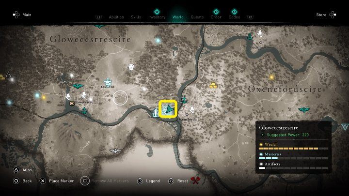 W miejscu zaznaczonym na powyższym obrazku spotkasz Brona - Assassins Creed Valhalla: Róg Ragnara/The Horn of Ragnar - solucja - Assassins Creed Valhalla - poradnik do gry