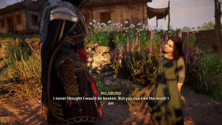 Mildburga zaproponuje wyścig - zgódź się i biegnij za nią - Assassins Creed Valhalla: Mildburga Cudnonoga - solucja, opis przejścia - Assassins Creed Valhalla - poradnik do gry
