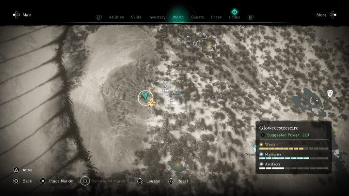 Tę skrzynię znajdziesz na zachód od Glowecestre - Assassins Creed Valhalla: Wyposażenie - Glowecestrescire, sekrety, lokacje - Assassins Creed Valhalla - poradnik do gry