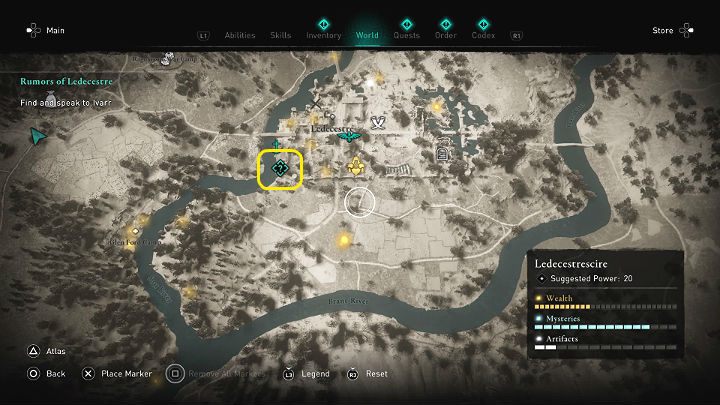 1 - Assassins Creed Valhalla: Plotki o Ledecestre/Rumors of the Ledecestre - solucja - Assassins Creed Valhalla - poradnik do gry