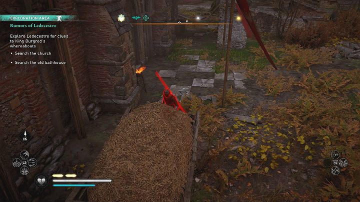 Główne drzwi do kościoła są zabarykadowane więc musisz skorzystać z wejścia alternatywnego - Assassins Creed Valhalla: Plotki o Ledecestre/Rumors of the Ledecestre - solucja - Assassins Creed Valhalla - poradnik do gry