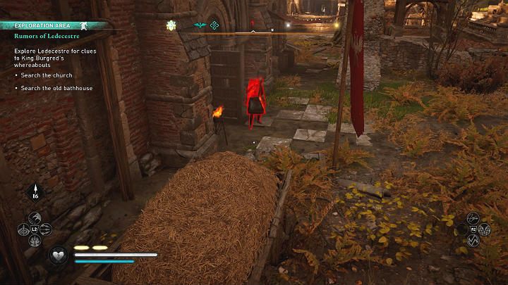 W środku będzie jeszcze dwóch żołnierzy - Assassins Creed Valhalla: Plotki o Ledecestre/Rumors of the Ledecestre - solucja - Assassins Creed Valhalla - poradnik do gry