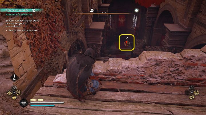 Twoim głównym celem będzie żołnierz, który posiada klucz otwierający drogę do zamkniętego pomieszczenia - Assassins Creed Valhalla: Plotki o Ledecestre/Rumors of the Ledecestre - solucja - Assassins Creed Valhalla - poradnik do gry