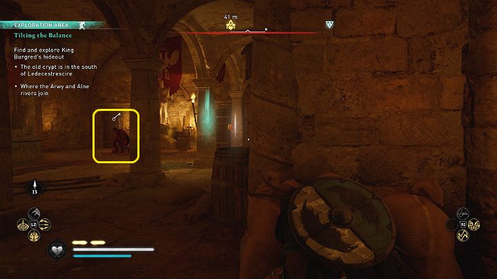 W ostatnim pomieszczeniu natrafisz na mocniejszego strażnika - Assassins Creed Valhalla: Przechylenie szali/Tilting the Balance - solucja - Assassins Creed Valhalla - poradnik do gry