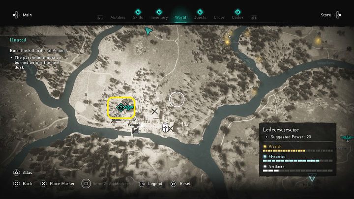 Na miejsce najlepiej jest dostać się korzystając z opcji szybkiej podróży - Assassins Creed Valhalla: Ścigany/Hunted - solucja, opis przejścia - Assassins Creed Valhalla - poradnik do gry