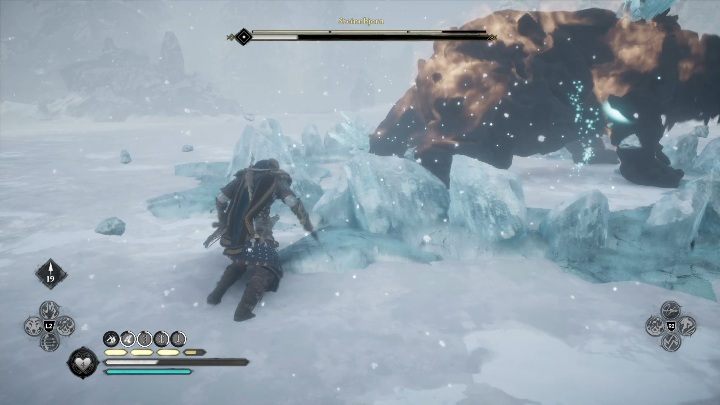 Musisz uważać, ponieważ ataki przeciwnika mogą Cię wytrącić z równowagi - Assassins Creed Valhalla: Legendarne zwierzę - Jotunheim, sekrety, lokacje - Assassins Creed Valhalla - poradnik do gry