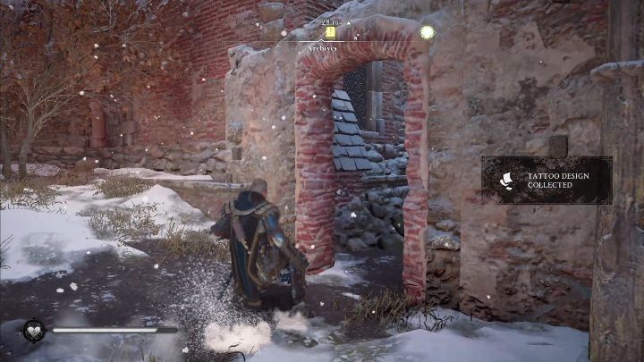 Koniec: Kartkę możesz dogonić przed wejściem do kościoła, przy samej bramie - Assassins Creed Valhalla: Karta niesiona wiatrem - Jorvik, sekrety, lokacje - Assassins Creed Valhalla - poradnik do gry