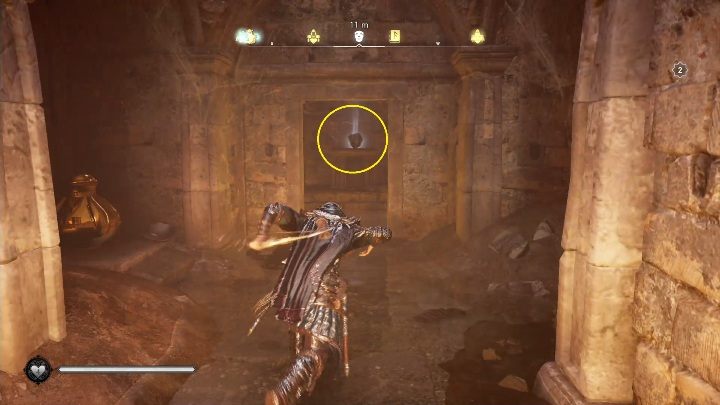 Gdy będziesz już w środku zobaczysz maskę, która znajduje się naprzeciwko wejścia - Assassins Creed Valhalla: Rzymski artefakt - Jorvik, sekrety, lokacje - Assassins Creed Valhalla - poradnik do gry