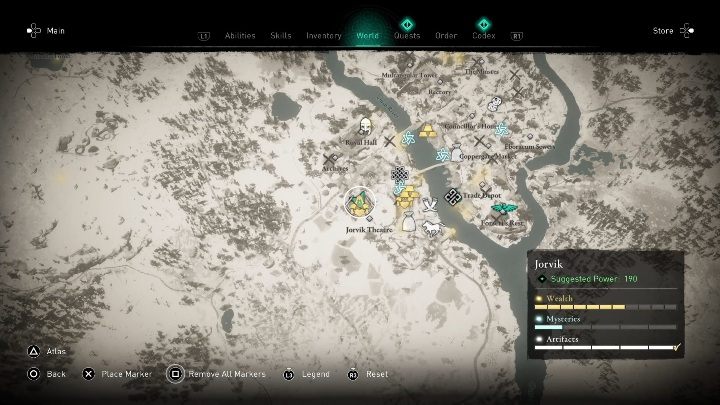 Tę broń znajdziesz w południowej części lokacji - Assassins Creed Valhalla: Wyposażenie - Jorvik, sekrety, lokacje - Assassins Creed Valhalla - poradnik do gry