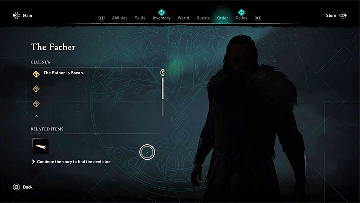 Ojciec - The Father to pseudonim osoby, która jest Wielkim Mistrzem (Grand Maegester), czyli przywódcą Zakonu Starożytnych - Assassins Creed Valhalla: Wielki Mistrz Zakonu - Ojciec (spojler) - Assassins Creed Valhalla - poradnik do gry