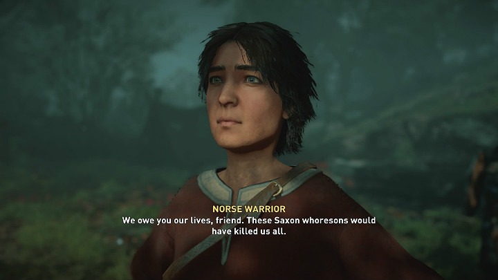 Bez względu na to jak rozwiązałeś ten etap zadania porozmawiaj z pojmanymi Normanami - Assassins Creed Valhalla: Marionetki i więźniowie - solucja, opis przejścia - Assassins Creed Valhalla - poradnik do gry