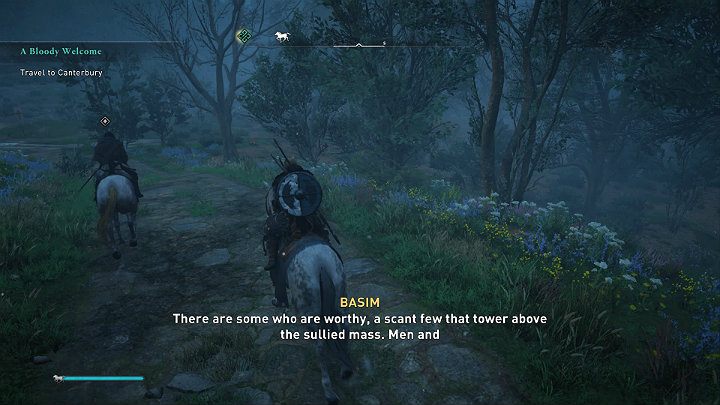 W trakcie rozmowy ze swoimi strażnikami Fulke zdradziła miejsce swojej samotni, która znajduje się w Canterbury - Assassins Creed Valhalla: Krwawe powitanie/A Bloody Welcome - solucja - Assassins Creed Valhalla - poradnik do gry
