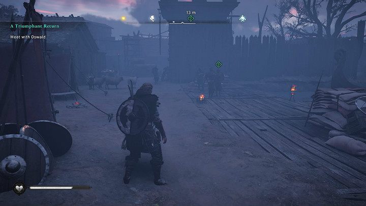 Oswalda spotkasz w porcie, w towarzystwie braci - Assassins Creed Valhalla: Triumfalny powrót/A Triumphant Return - solucja - Assassins Creed Valhalla - poradnik do gry