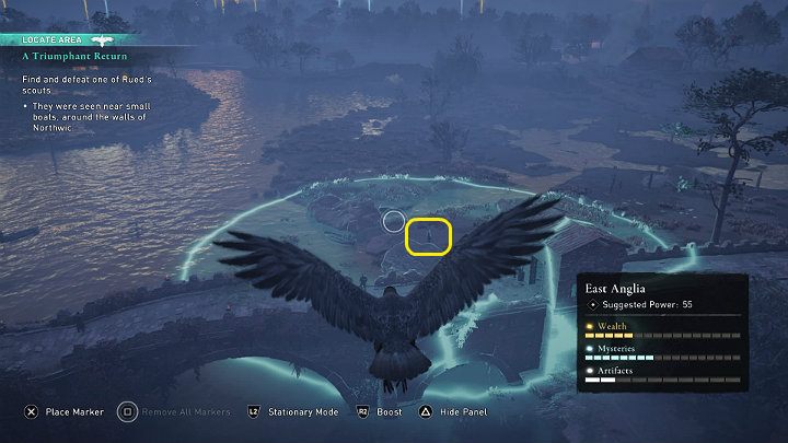 Szpiega znajdziesz za murami miasta po lewej stronie - Assassins Creed Valhalla: Triumfalny powrót/A Triumphant Return - solucja - Assassins Creed Valhalla - poradnik do gry