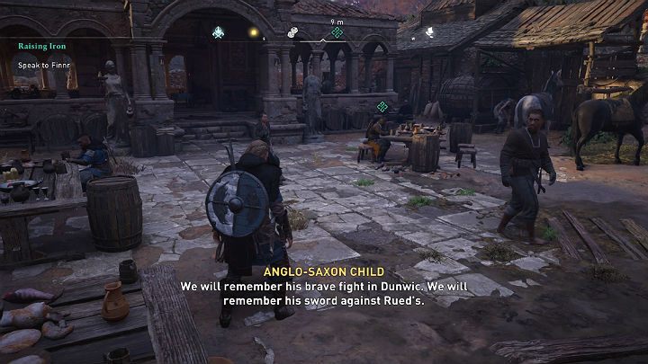 Finnra znajdziesz w Northwic, na głównym placu - Assassins Creed Valhalla: Z mieczem w dłoni/A Raising Iron - solucja - Assassins Creed Valhalla - poradnik do gry