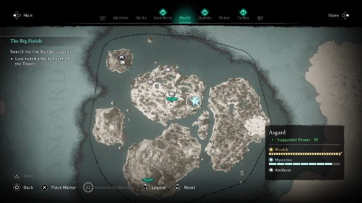 Ołtarz ofiarny znajdziesz w północnej części mapy - Assassins Creed Valhalla: Ołtarz ofiarny - Asgard, sekrety, lokacje - Assassins Creed Valhalla - poradnik do gry