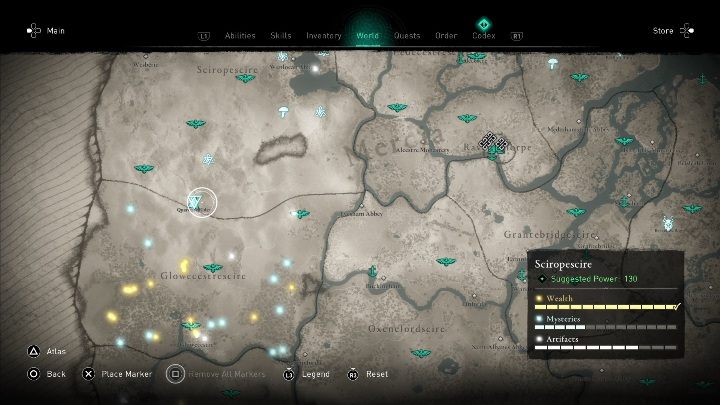 Lokalizacja: Anomalia Animusa znajdziesz w południowej części regionu, na granicy z inną lokacją - Assassins Creed Valhalla: Anomalie Animusa - Sciropescire, sekrety, lokacje - Assassins Creed Valhalla - poradnik do gry