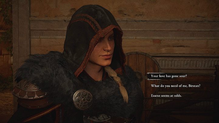 Po rozmowie udaj się za Birstanem do jego kwatery, by porozmawiać na poważnie - Assassins Creed Valhalla: Niezwykła propozycja - solucja, opis przejścia - Assassins Creed Valhalla - poradnik do gry