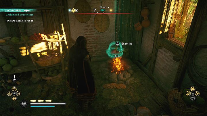 Zbadaj ognisko, a dowiesz się, ktoś przerwał przygotowania do wieczerzy - Assassins Creed Valhalla: Młodzieńcza miłość/Childhood Sweetheart - solucja - Assassins Creed Valhalla - poradnik do gry