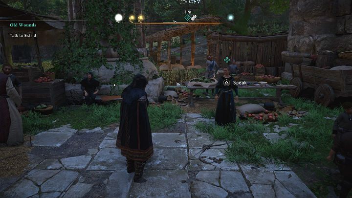 Estrid spotkasz na bazarze - Assassins Creed Valhalla: Dawne rany (Old Wounds) - solucja, opis przejścia - Assassins Creed Valhalla - poradnik do gry