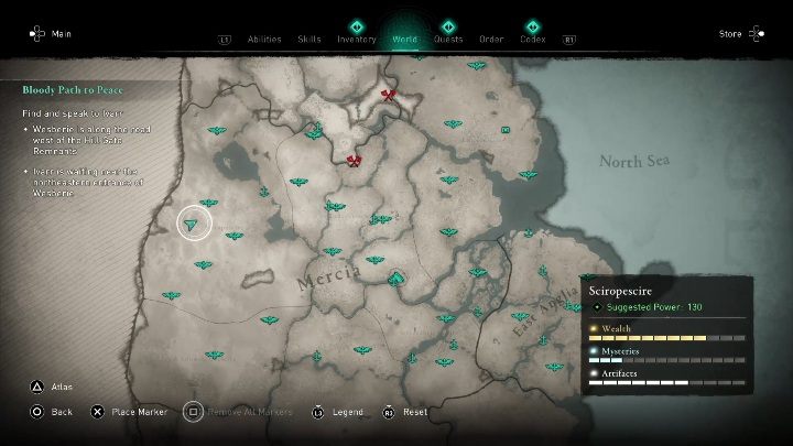 Głazy znajdziesz w środkowej części mapy - Assassins Creed Valhalla: Głazy - Sciropescire, sekrety, lokacje - Assassins Creed Valhalla - poradnik do gry