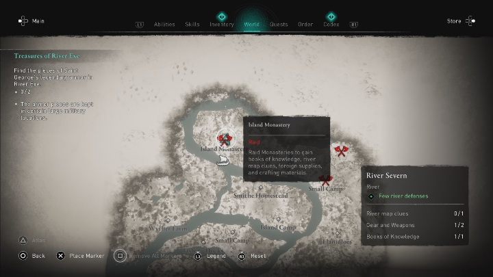 Obóz: Klasztor na wyspie (Island Monastery) - Assassins Creed Valhalla: Uczone księgi - lista wszystkich, Rzeczne Najazdy - Assassins Creed Valhalla - poradnik do gry