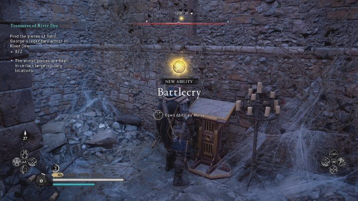 Zastosowanie: Możesz wydać z siebie krzyk, który doda Ci sił oraz wystraszy przeciwników - Assassins Creed Valhalla: Uczone księgi - lista wszystkich, Rzeczne Najazdy - Assassins Creed Valhalla - poradnik do gry