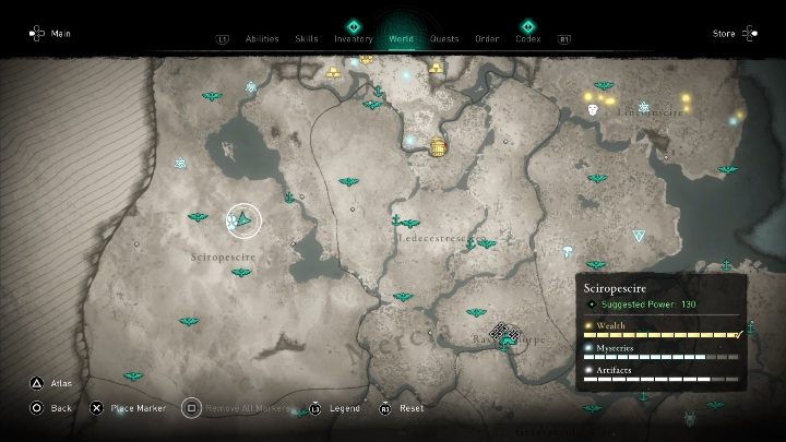 Niedźwiedzia znajdziesz idąc na południe od jeziora Bomere - Assassins Creed Valhalla: Legendarne zwierzę - Sciropescire, sekrety, lokacje - Assassins Creed Valhalla - poradnik do gry