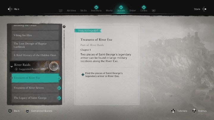 Po krótkiej rozmowie dostaniesz kolejne zadania - Assassins Creed Valhalla: Legenda Świętego Jerzego - solucja, Rzeczne Najazdy - Assassins Creed Valhalla - poradnik do gry