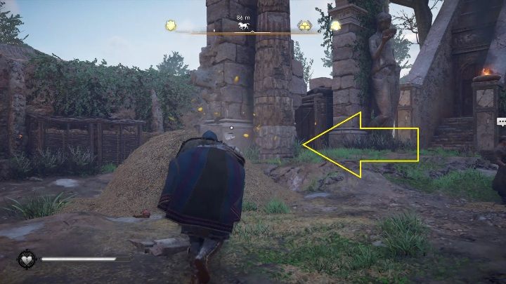 Koniec: Kartka zatrzyma się nad stosem siana - Assassins Creed Valhalla: Karta niesiona wiatrem - Cent, sekrety, lokacje - Assassins Creed Valhalla - poradnik do gry