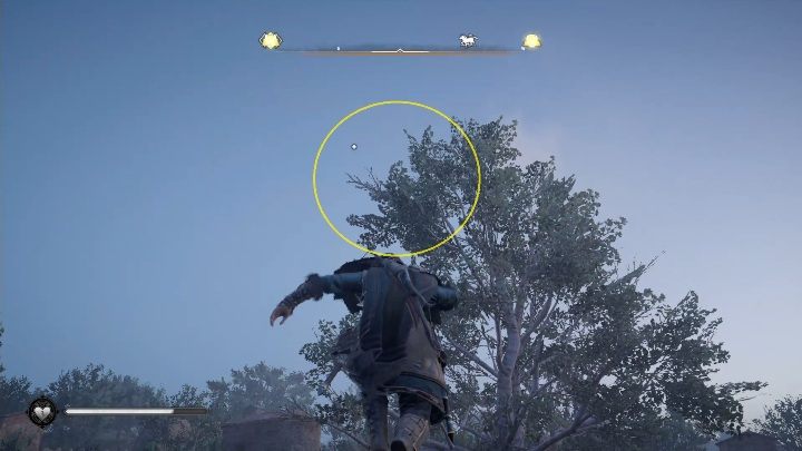 Koniec: Kartka zatrzyma się nad barierce, koło jednego z domów - Assassins Creed Valhalla: Karta niesiona wiatrem - Cent, sekrety, lokacje - Assassins Creed Valhalla - poradnik do gry