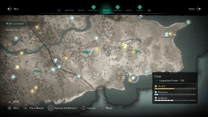 Lokacja: Kartkę znajdziesz w wodzie, w lokacji Folcanstan - Assassins Creed Valhalla: Karta niesiona wiatrem - Cent, sekrety, lokacje - Assassins Creed Valhalla - poradnik do gry