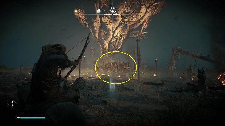 Lokalizacja totemu: aby dostać się do totemu musisz zniszczyć skały, które blokują ołtarz - Assassins Creed Valhalla: Przeklęty symbol - Cent, sekrety, lokacje - Assassins Creed Valhalla - poradnik do gry