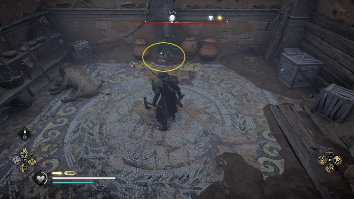 Maska leży dokładnie pod nogami pomnika, nic nie stoi Ci na przeszkodzie, aby ją zabrać - Assassins Creed Valhalla: Rzymski artefakt - Cent, sekrety, lokacje - Assassins Creed Valhalla - poradnik do gry