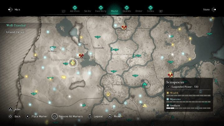 Tę skrzynie znajdziesz na zachód od Opactwa Wenlocan - Assassins Creed Valhalla: Wyposażenie - Sciropescire, sekrety, lokacje - Assassins Creed Valhalla - poradnik do gry