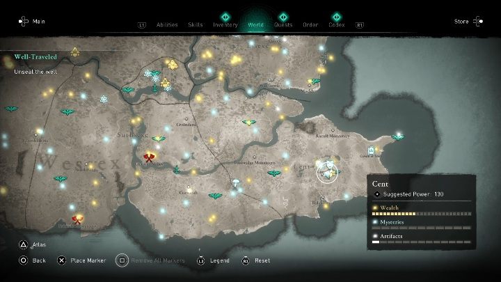 Region: Cent - Assassins Creed Valhalla: Wszystkie Fragmenty sagi Rigsogur - Assassins Creed Valhalla - poradnik do gry