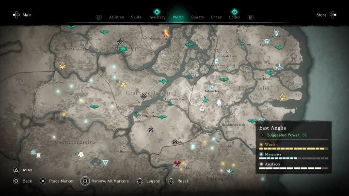 Maskę w regionie East Anglia możesz znaleźć w południowej części - Assassins Creed Valhalla: Rzymski artefakt - Wschodnia Anglia, sekrety, lokacje - Assassins Creed Valhalla - poradnik do gry