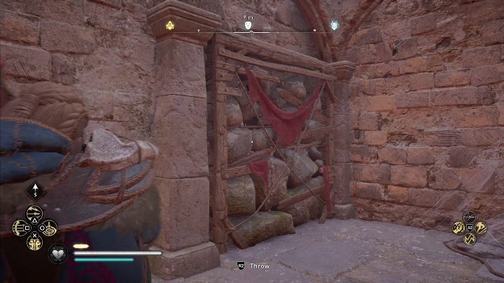 Na dole czeka kolejna ściana do zniszczenia - Assassins Creed Valhalla: Rzymski artefakt - Wschodnia Anglia, sekrety, lokacje - Assassins Creed Valhalla - poradnik do gry