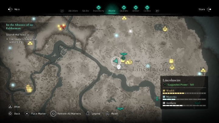 Maskę znajdziesz w południowej części miasta Lincoln - Assassins Creed Valhalla: Rzymski artefakt - Lincolnscire, sekrety, lokacje - Assassins Creed Valhalla - poradnik do gry