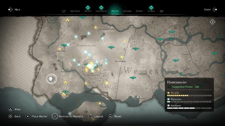 Maskę znajdziesz idąc na zachód od Opactwa Runewuda - Assassins Creed Valhalla: Rzymski artefakt - Hamtunscire, sekrety, lokacje - Assassins Creed Valhalla - poradnik do gry