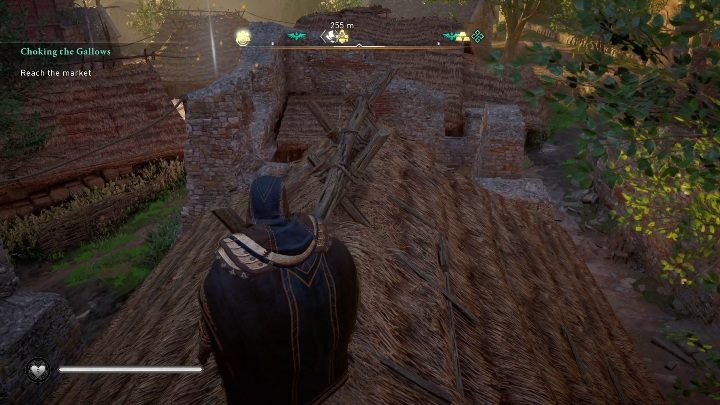 Początek: Kartka znajduje się na jednym z dachów - Assassins Creed Valhalla: Karta niesiona wiatrem - Wincestre, sekrety, lokacje - Assassins Creed Valhalla - poradnik do gry