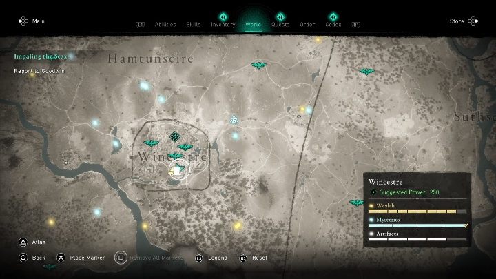 Mapę skarbu znajdziesz w południowej części miasta - Assassins Creed Valhalla: Mapa skarbów - Wincestre, sekrety, lokacje - Assassins Creed Valhalla - poradnik do gry