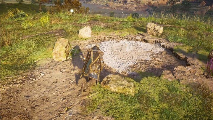 Skarb znajduje się w ogromnej dziurze w ziemi, łatwo na nią trafić - Assassins Creed Valhalla: Mapa skarbów - Wincestre, sekrety, lokacje - Assassins Creed Valhalla - poradnik do gry