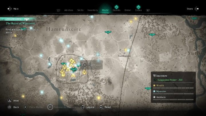 Hełm znajdziesz w budynku, w centrum miasta - Assassins Creed Valhalla: Wyposażenie - Wincestre, sekrety, lokacje - Assassins Creed Valhalla - poradnik do gry